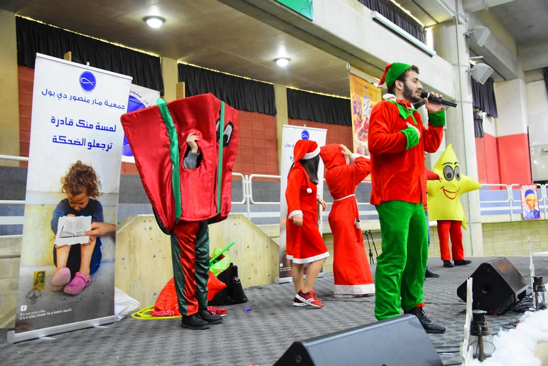 Saint Vincent de paul celebrating Christmas at Jesus & Mary school